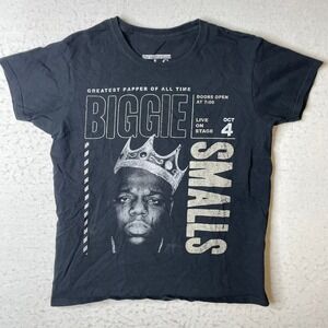The Notorious BIG Smalls Graphic T Shirt Black S P Brooklyn Mint
